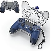 Tiiletzote Protective Travel Case Compatible with PS4 Wireless Controller, Hard Shell 1:1 Fit Carrying Case, Joystick Protection, Dust-Resistant, Anti-scratch, Shock-proof, Black