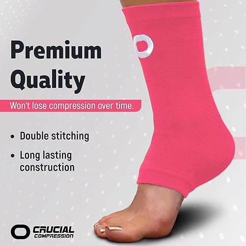 Ankle Brace Compression Sleeve for Men Women (1 Pair) Best