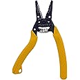 IDEAL Electrical 45-416 Premium Reflex T-6 Stripper - 14-26 AWG, Wire Stripper with Thumb Rest, Plier Nose, Slide Lock, Textured Grips
