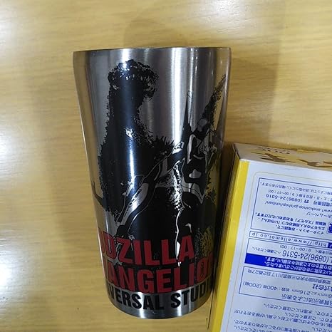 Amazon Co Jp Usj限定 ゴジラ Vs エヴァンゲリオン Evangelion ステンレスタンブラー コップ ホビー