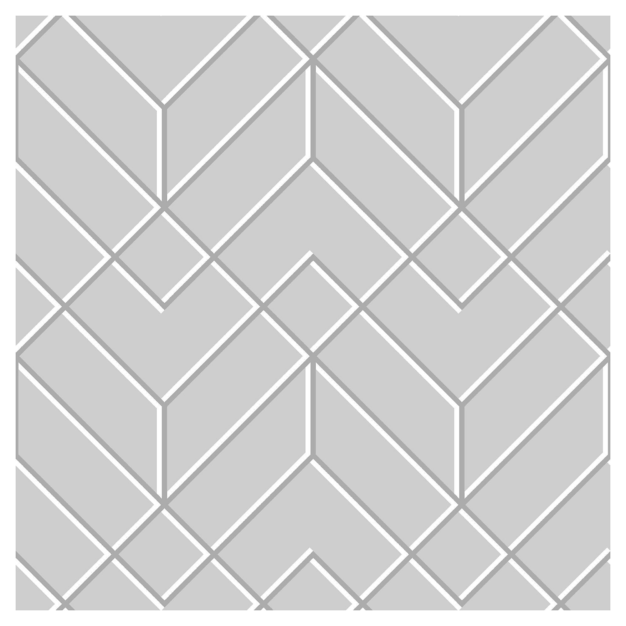 Superfresco Easy Losanges Filaires Silver Wallpaper