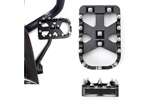 Sresk MX Style Brake Pedal Cover for H-D Harley Touring Road King Street Glide Road Glide/FL Softail(2000-2017)/ FLD(2012-2016)/FLHR (Black)