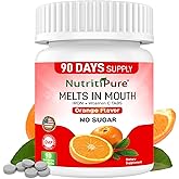 NutritiPure Chewable Iron Supplement for Women/Men(Carbonyl Iron 18 mg with Vitamin C 30 mg) Tablet in Orange Flavor 90 Count (1)