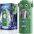 AFMAT Electric Pencil Sharpener for Colored Pencils 7-11.5mm, Fully Automatic Pencil Sharpener, Auto in & Out, Rechargeable Hands-Free Pencil Sharpener for Large Pencils, Sketch Pencils, Green