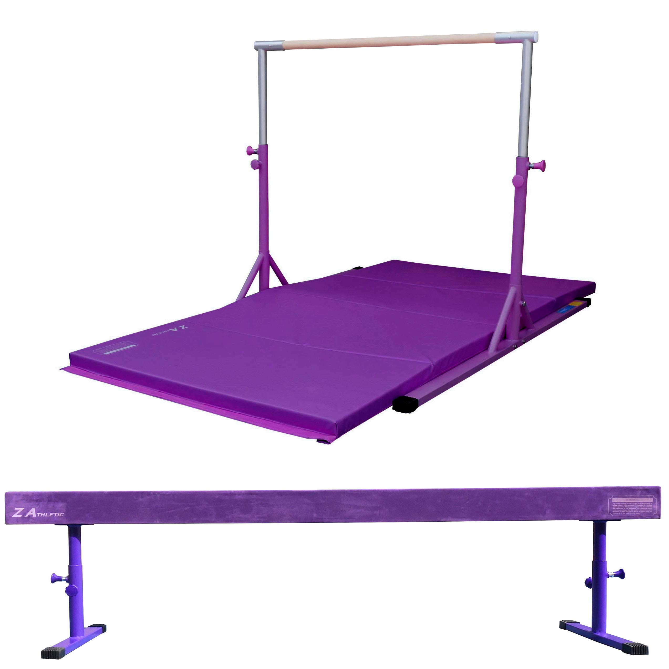 Buy Z Athletic Elite Training Bar, 4ft x 8ft x 2in Gym Mat, and Off
