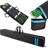 Archery Arrow Case,Portable Arrow Storage Quiver,Soft Lightweight Arrow Bag with Water-Resistant Oxford Fabric,Durable Compact Arrow Box Archery Accessories for Outdoor Hunting and Shooting Range