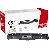 LOMENTICS 1-Pack 051 Drum Unit (No Toner Cartridge) : Cartridge 051 Black (2170C001) Replacement for 051 ImageCLASS LBP161dw MF263dw MF264dw MF266dw Printer