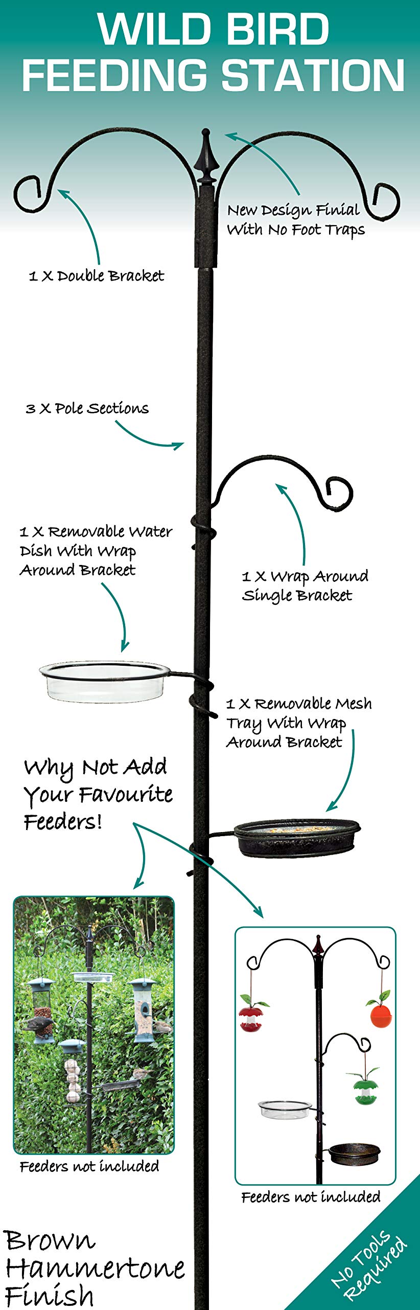 Green Jem Wild Bird Feeding Station