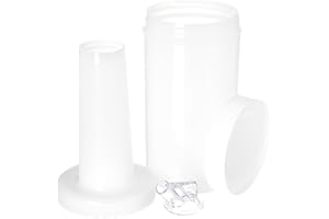 Carlisle FoodService Products Stor N' Pour Plastic Easy Pour Set, Pour Spouts, Bar Supplies with Complete Unit for Bar, 1 Qua