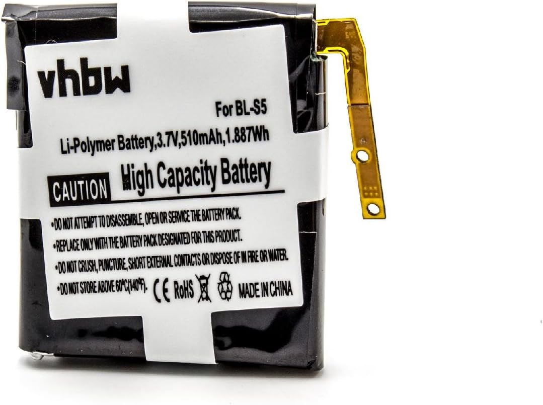 Vhbw Li Polymer Battery 510 Mah For Smartwatch Amazon Co Uk Electronics