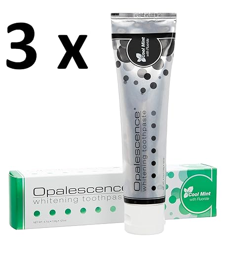 3 x Opalescence Whitening Zahncreme Cool Mint 133g (3x 133g Tube)