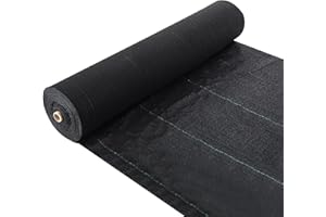 Finderomend Weed Barrier Landscape Fabric 5oz, 4FTx300FT Weed Blocker Fabric for Ground Cover, Heavy Duty Polypropylene Garde