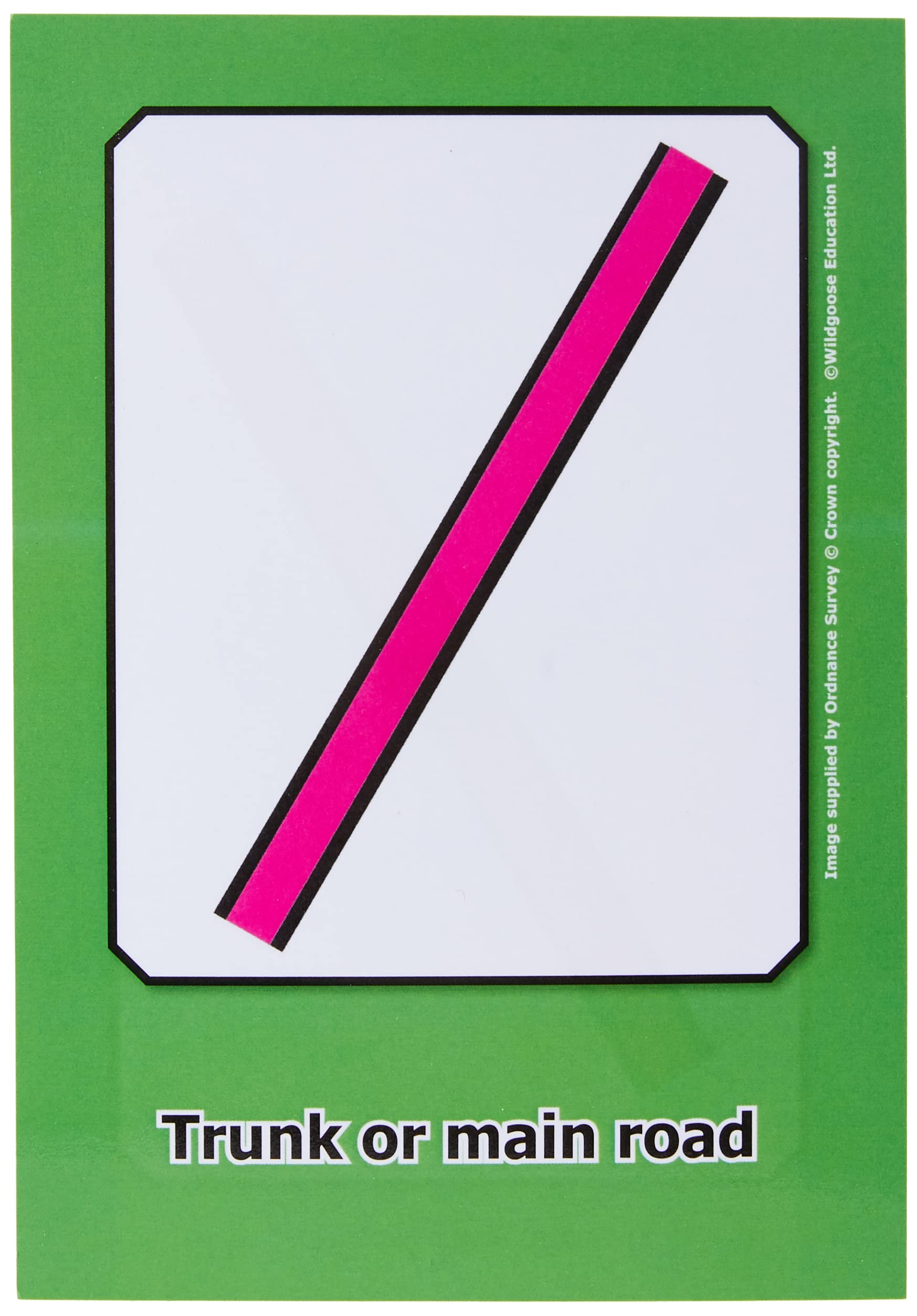 Wildgoose Education WG1404 OS Map Symbols Flash Card (Pack of 32)