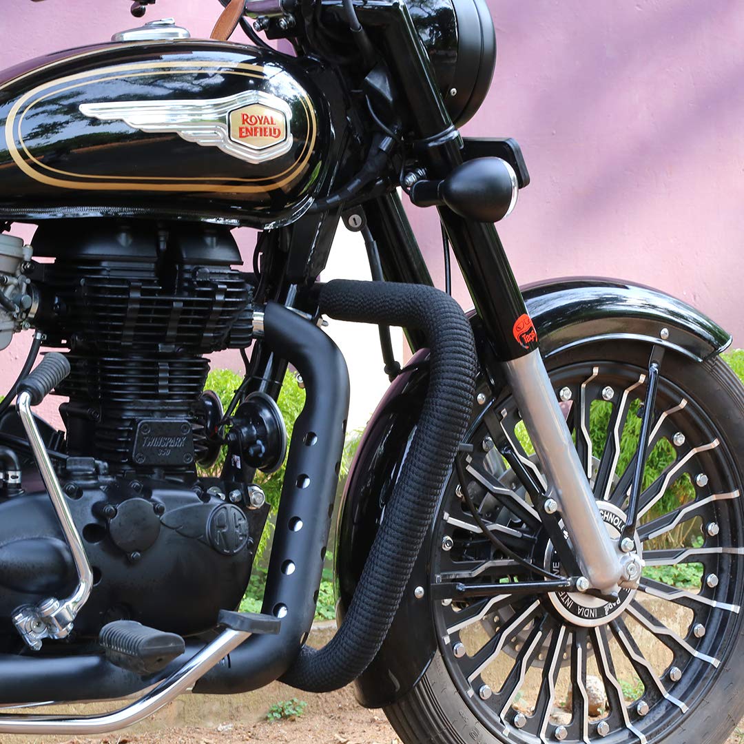 royal enfield classic 350 silencer cover