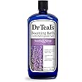 Dr Teal’s Foaming Bath with Pure Epsom Salt, Soothe & Sleep with Lavender, 34 fl oz, Purple