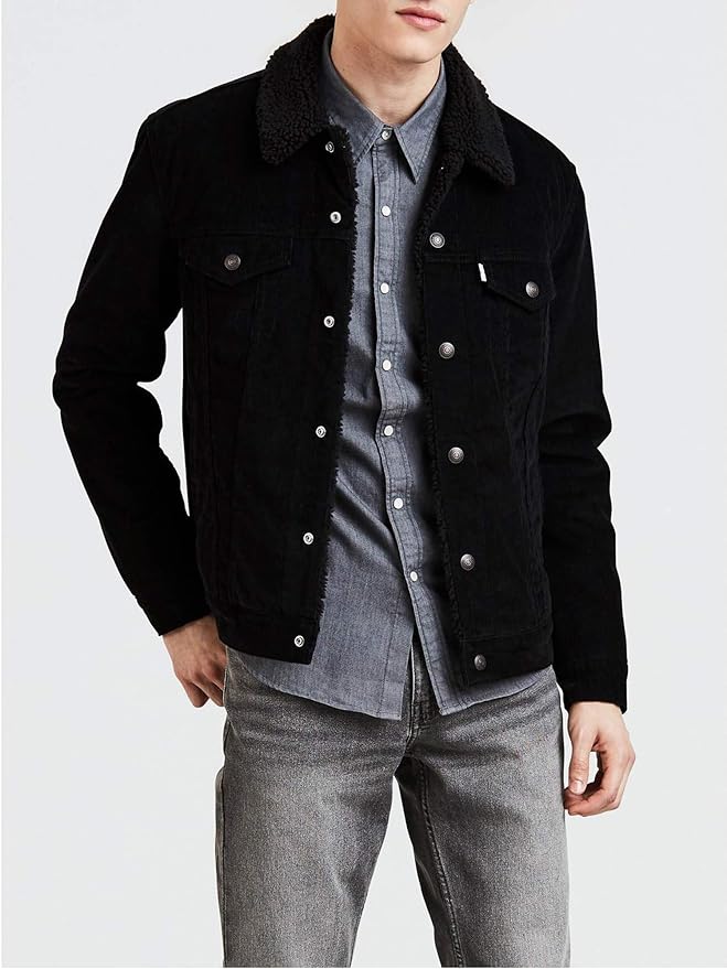 Levi's Men's Type 3 Sherpa Trucker Denim Jacket Amazon.co.uk Clothing