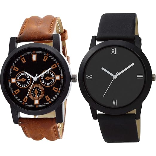 MXIX Watch for Men Stylish Latest Combo Pack of 2 Om-5-33