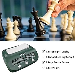 LEAP Digital Chess Clock Timer with Bonus and