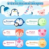 Aofmee Bath Bombs for Kids 12 Pcs Animal Shapes Natural Fragrances Gift Set view 4