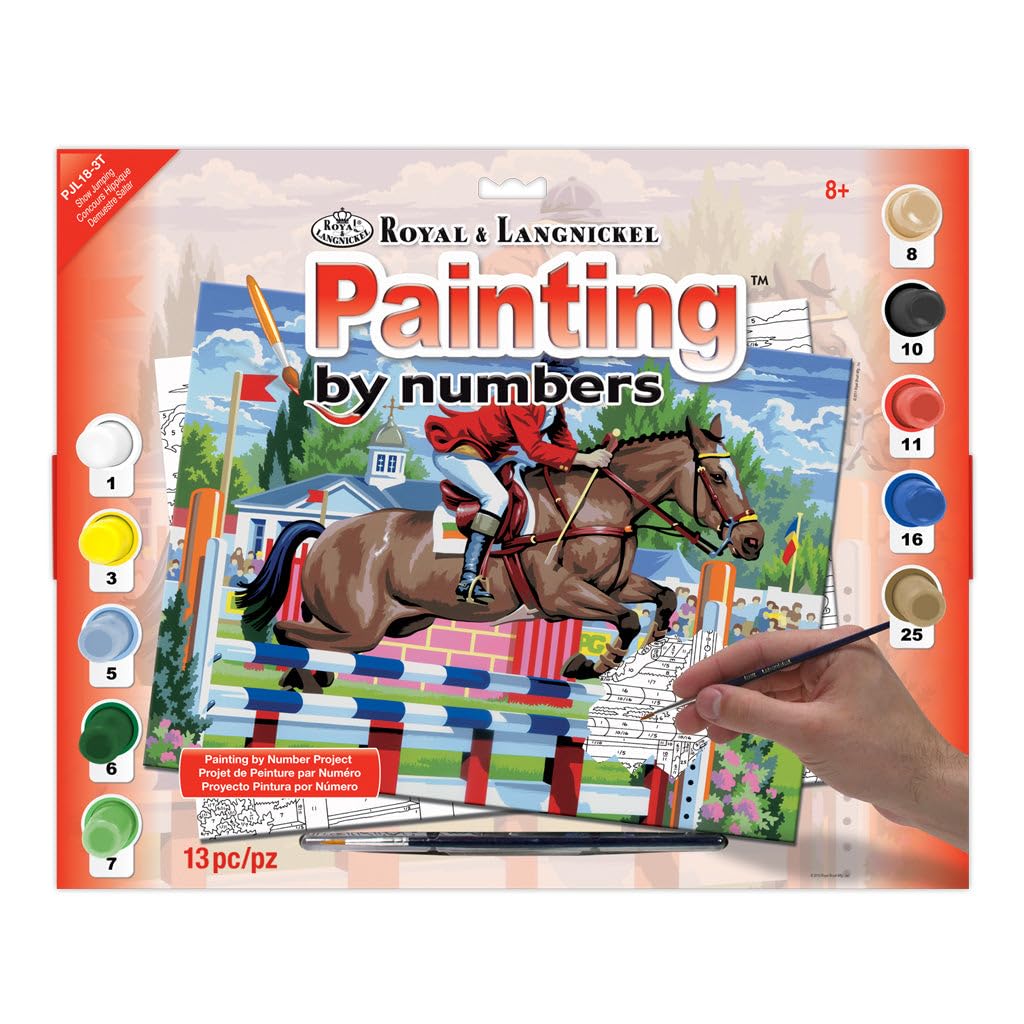 Royal & Langnickel PJL18 Show Jumping Painting by Numbers Kit
