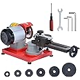 VEVOR Circular Saw Blade Sharpener, 370W 3600RPM Rotary Angle Mill Grinder, Saw Blade Grinding Sharpening Machine with 6 Saw Centerings, 5-inch Grinding Wheel for Carbide Tipped Saw Blades