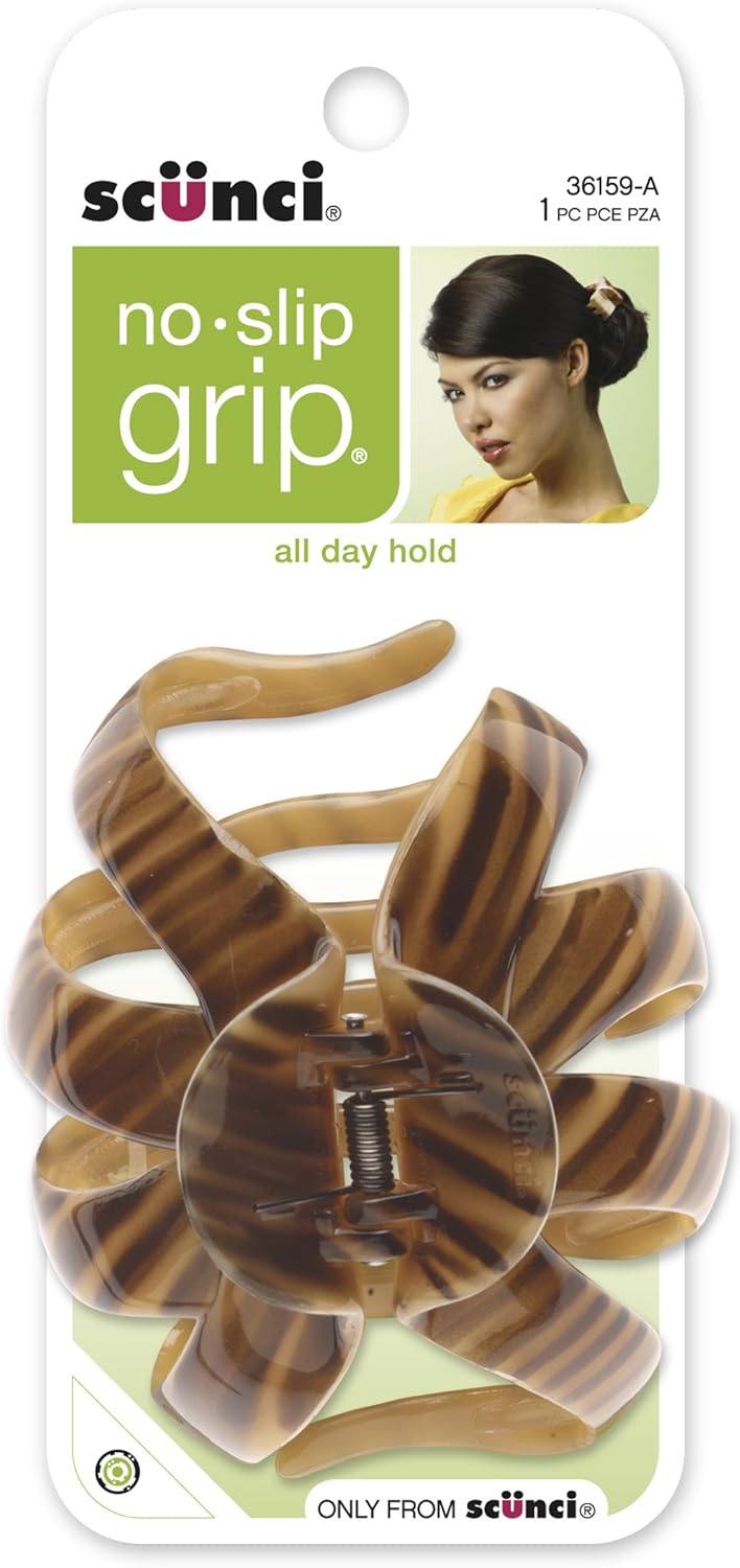 Scunci No-slip Grip Octopus Clip, 8.5 Cm, Colors may vary (3615903A048), Black - Image 3