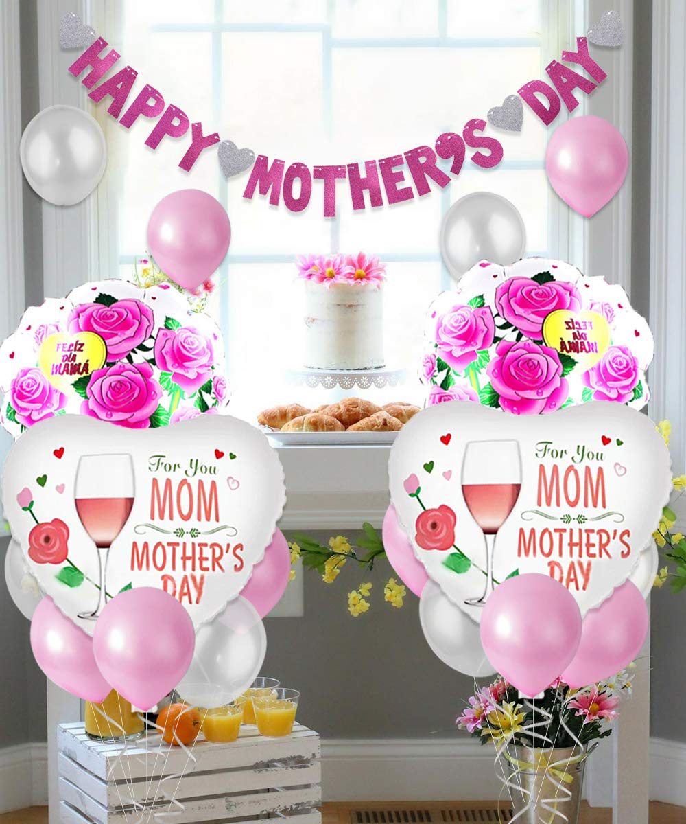 balloon decoration for mother's day