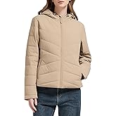 Orolay Women's Lightweight Puffer Jacket Hooded Quilted Coat Casual Zip Up Outerwear with Pockets