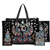 Vera Bradley womens 4 Piece Market Tote Bag Set