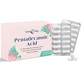 Samareniq Pentadecanoic Acid Supplement | 300mg C15:0 Formula | High-Altitude Grass-Fed Sheep Milk Source | Blister-Sealed Capsules (1 Pack)