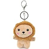 Zitokin Lion Plush Keychain Bag Charms, 4