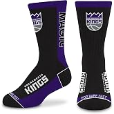 For Bare Feet NBA Unisex Kids Nba Mvp Crew Sock Youth