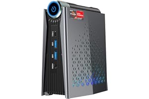 ACEMAGICIAN S3A Light Gaming Mini PC, Ryzen 7 5875U, 32GB DDR4 1TB SSD Mini Computers RGB Lights, Office Desktop Computer WiFi6, BT5.2, Dual Channel, 4K Dual Display, Preinstalled Win11Pro