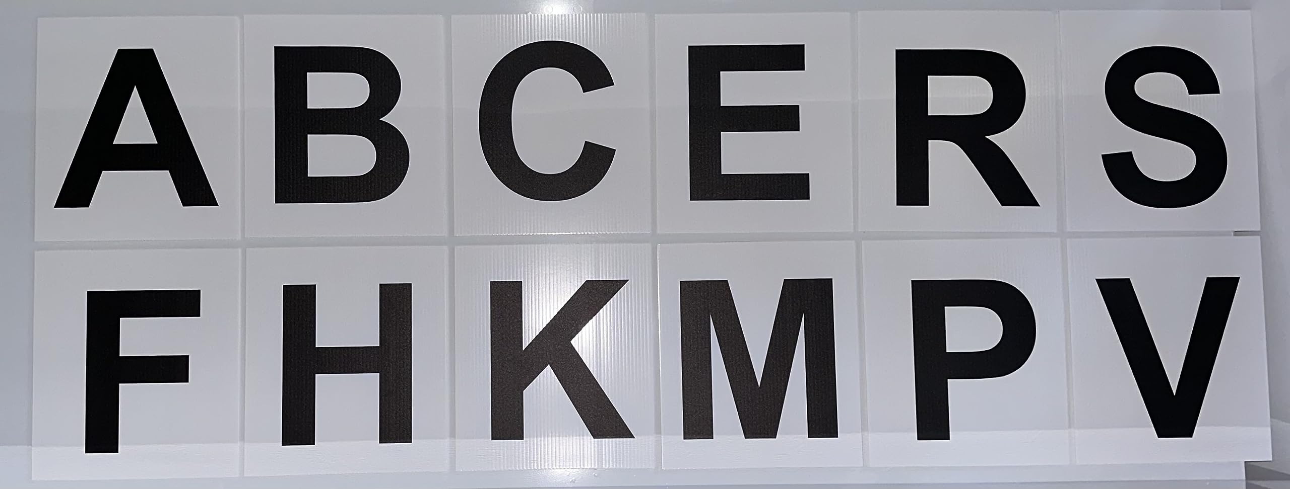 Dressage Letters Signs Markers - Show Jumping - Equestrian AKEHCMBFPRSV Large/Small Arena (Full Set of 12 A, K, E, H, C, M, B, F, P, R, S, V.)