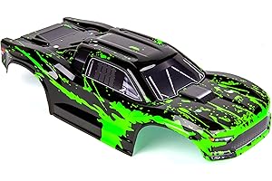 SUMMITLINK Custom Body Muddy Green Compatible for ARRMA VORTEKS 3S 4x4 4x2 BLX 1/10 Stadium Truck(V-BG-01)