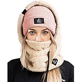 Senllen Balaclava Cold Weather Fleece Windproof Ski Mask Winter Breathable Thermal Face Mask Neck Warmer Scarf Helmet Hood