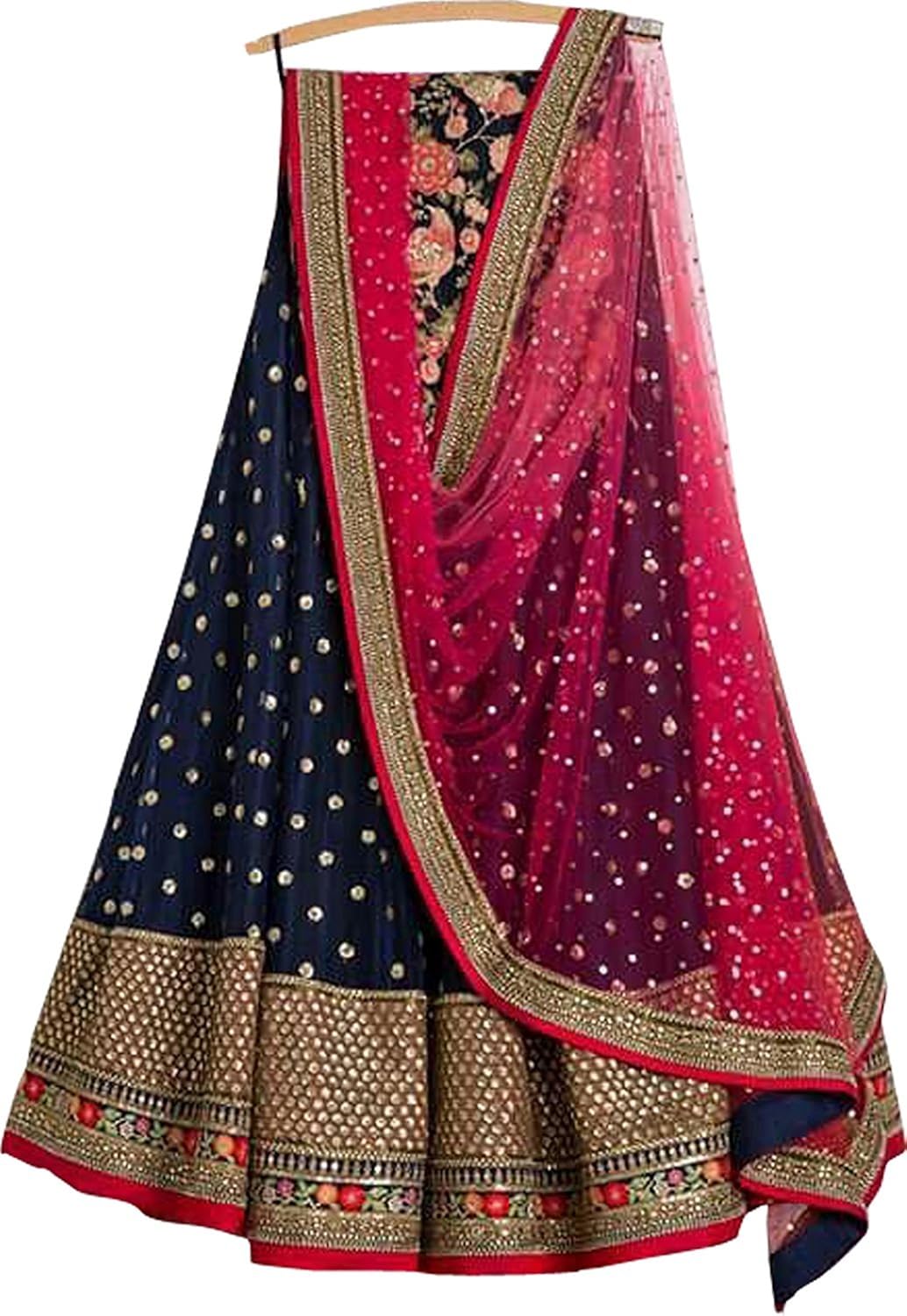 style villa women's lehenga choli(_multicolour_)
