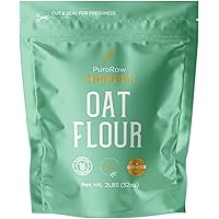 Oat Flour, 2lbs, Gluten Free Oat Flour for Baking, Oat Flour Gluten Free, Oatmeal Flour, Oat Powder, Whole Oats Flour, All Na