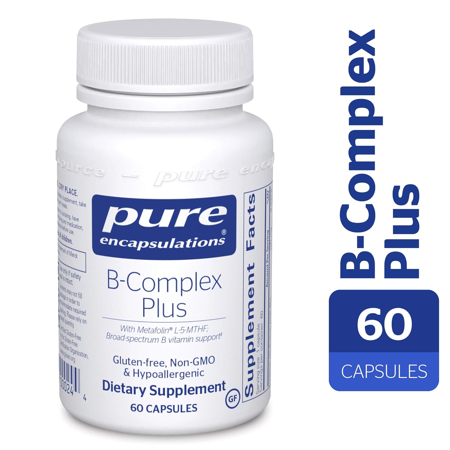 Pure Encapsulations Plus Balanced B Vitamin Formula With