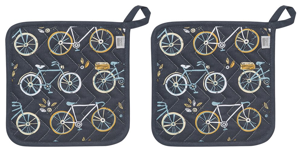 Now Designs 505899aa Potholders, Set of Two, Sweet Ride, 2 Piece