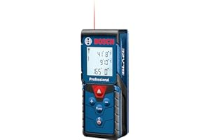 Bosch Blaze Pro Glm165-40 165Ft Laser Distance Measure with Color Backlit Display