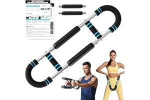 EAST MOUNT Twister Arm Trainer 20-110lb Adjustable Chest Workout Equipment for Men Women Portable Spring Resistance Muscle Builder Strength Training for Arms Chest Shoulders for Home Gym Fitness