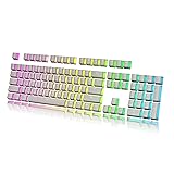 HK GAMING 112 Double Shot PBT Shine Through Pudding