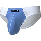 Wildmant Big Boy Pouch Bikini White/Blue Underwear