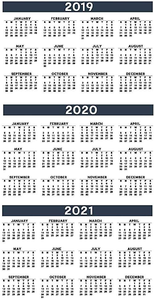 Executive 7 Ring Check Binder, 500 Check Capacity, for 9x13 Inch Sheets, with 6 Year Calendar Organizer, Sleek Business Design, Premium Quality - Navy Color (11705) : Office Products
