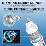 WWVVPET Pet Nail Grinder with LED Light 2 Grinding Heads 2 Speed Quiet view 2