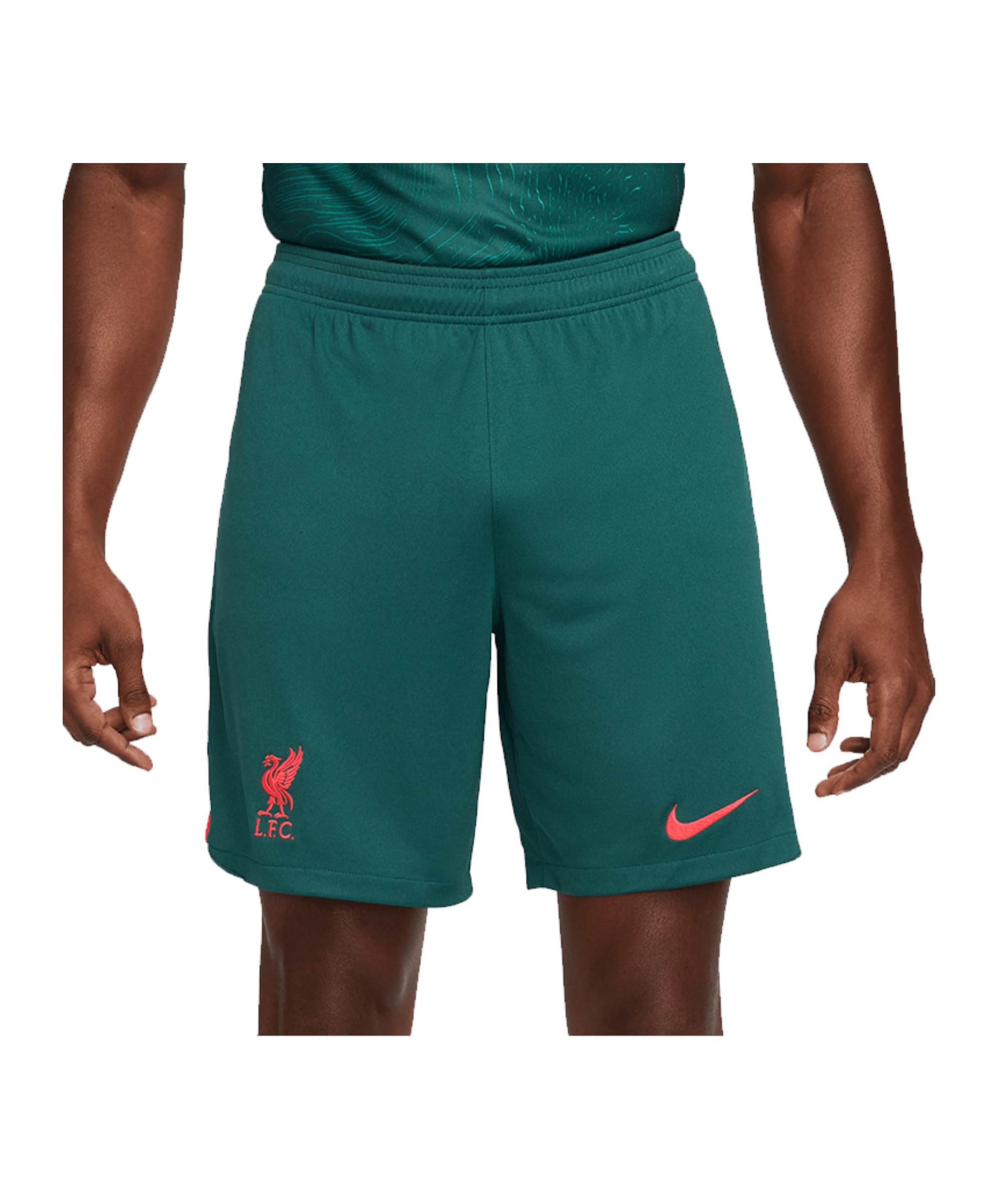NIKE Men's 2022/23 Season Official Third Kit Shorts, Dk Atomic Teal/Siren Red, S UK