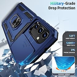 Vinve for Samsung Galaxy A03S Case with Slide