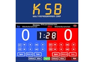 Karate Scoreboard for Kumite TP