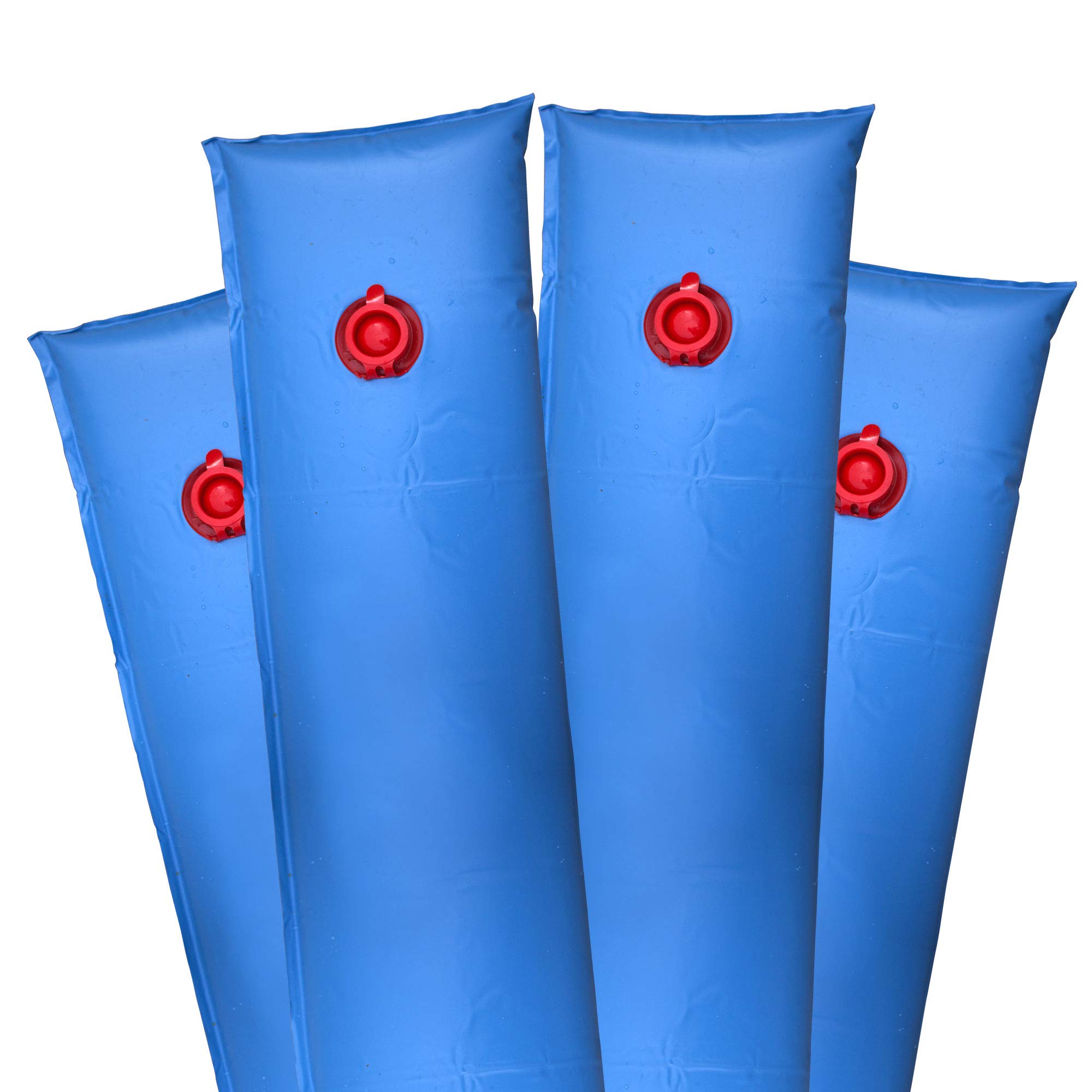 Pool Mate 1-3804-04BX Pool Cover Water Bags, 4-Pack, 4 ft. Blue Single Chamber, 16 Gauge